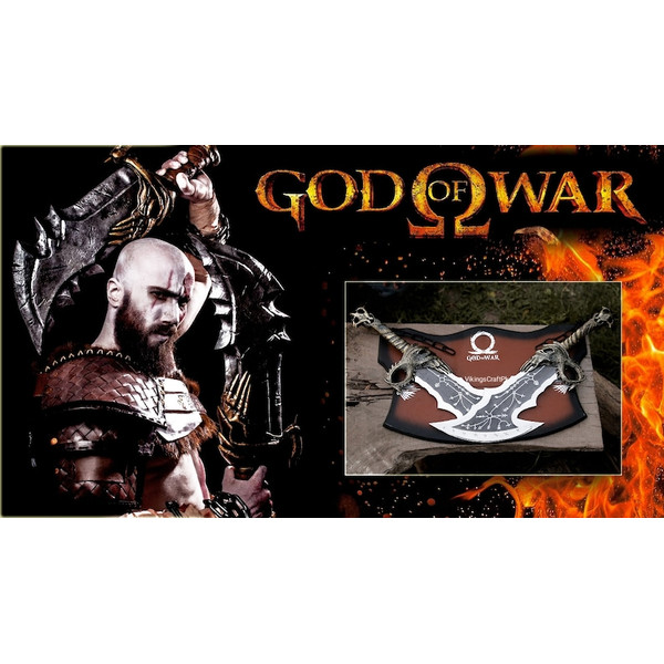 God of War Blades of Chaos Metal, God of War, God of War Blades of Chaos Sword Twin Blades, Kratos Metal Cosplay