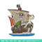 Going merry embroidery design, One piece embroidery, Anime design, Embroidery shirt, Embroidery file, Digital download.jpg