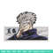 Gojo white embroidery design, Jujutsu embroidery, Anime design, Embroidery shirt, Embroidery file, Digital download.jpg