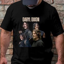 vintage daryl dixon tshirt - vintage daryl dixon bootleg classic graphic t-shirt - gift for women and men unisex t-shirt