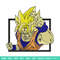 Goku ssj box embroidery design, Dragonball embroidery, Anime design, Embroidery shirt, Embroidery file,Digital download.jpg