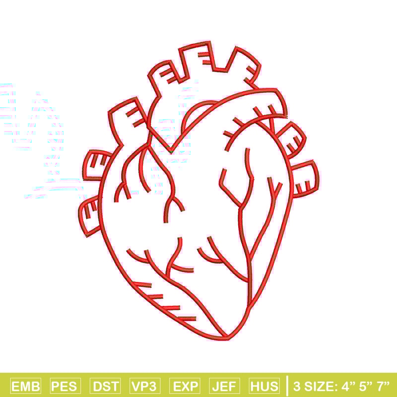 Heart real life embroidery design, Heart embroidery, Embroidery file, Embroidery shirt, Emb design, Digital download.jpg