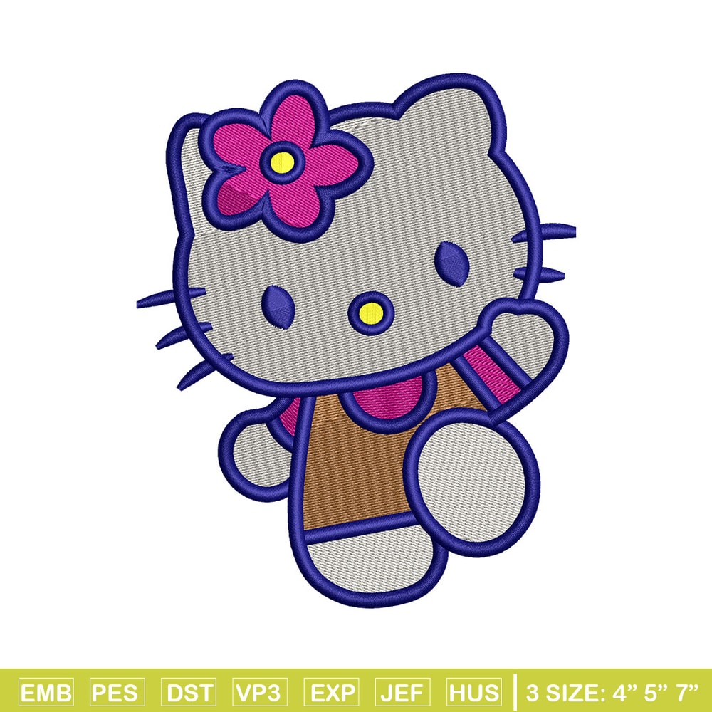 Hello kitty embroidery design, Kitty embroidery, Embroidery file,Embroidery shirt, Emb design, Digital download.jpg