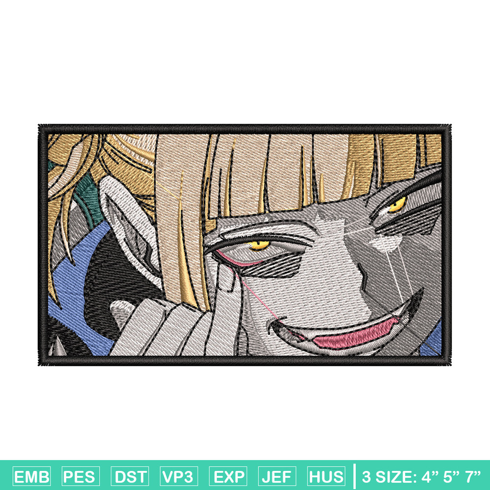 Himiko toga box embroidery design, Mha embroidery, Anime design, Embroidery shirt, Embroidery file, Digital download.jpg