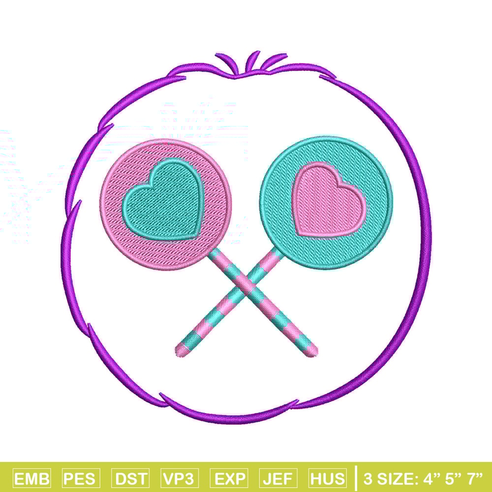 Lollipop circle embroidery design, Lollipop embroidery, Embroidery file, Embroidery shirt, Emb design, Digital download.jpg