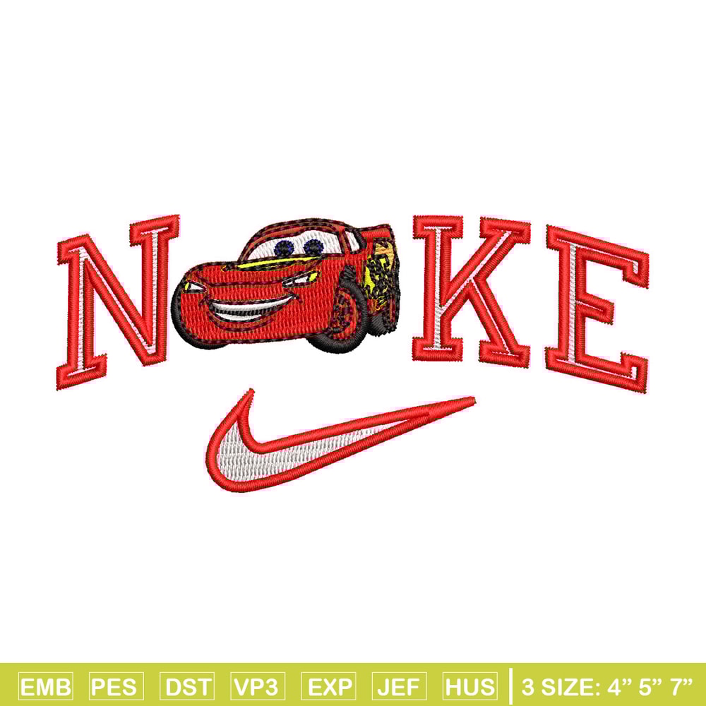 Mcqueen nike embroidery design, Mcqueen embroidery, Embroidery file, Embroidery shirt, Nike design,Digital download.jpg