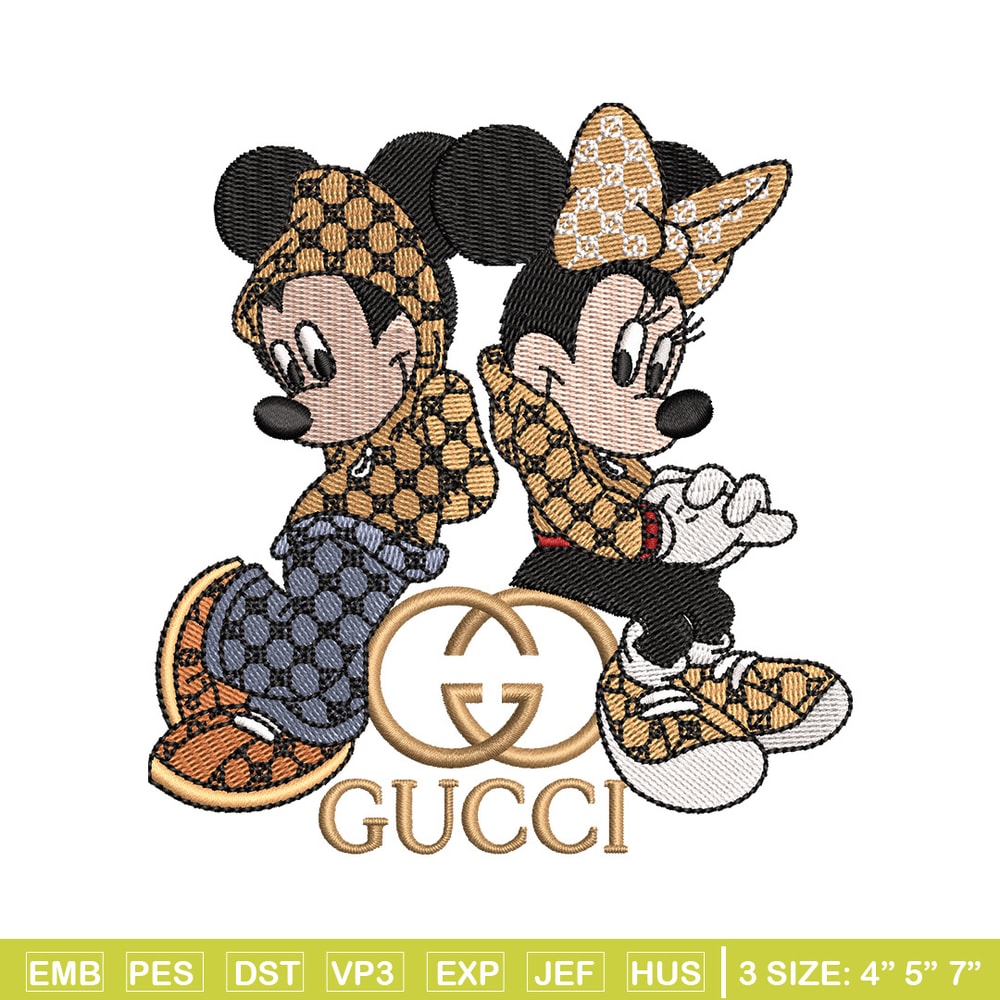 Mickey couple gucci embroidery design,Mickey embroidery, Embroidery file, Embroidery shirt, Emb design, Digital download.jpg