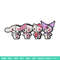 Kuromi chibi cute embroidery design, Kuromi embroidery, Anime design, Embroidery shirt,Embroidery file,Digital download.jpg