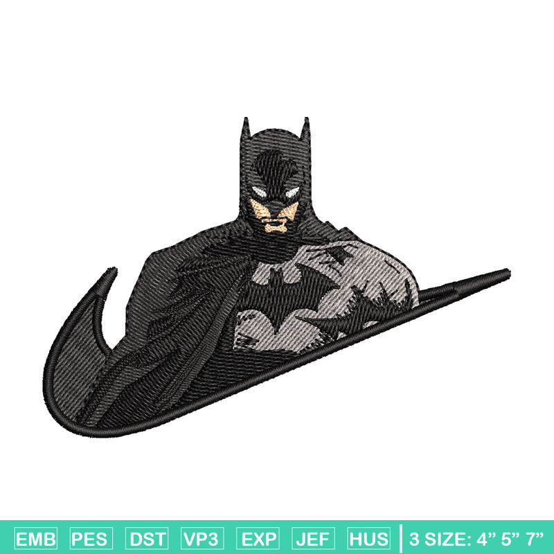 Nike batman embroidery design, Batman embroidery, Nike design, Embroidery shirt, Embroidery file, Digital download.jpg