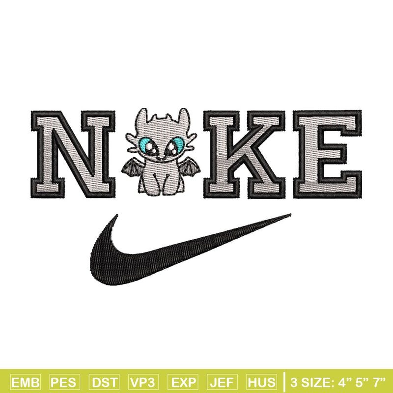 Nike x dragon black embroidery design, Dragon embroidery, Nike design,Embroidery shirt,Embroidery file, Digital download.jpg