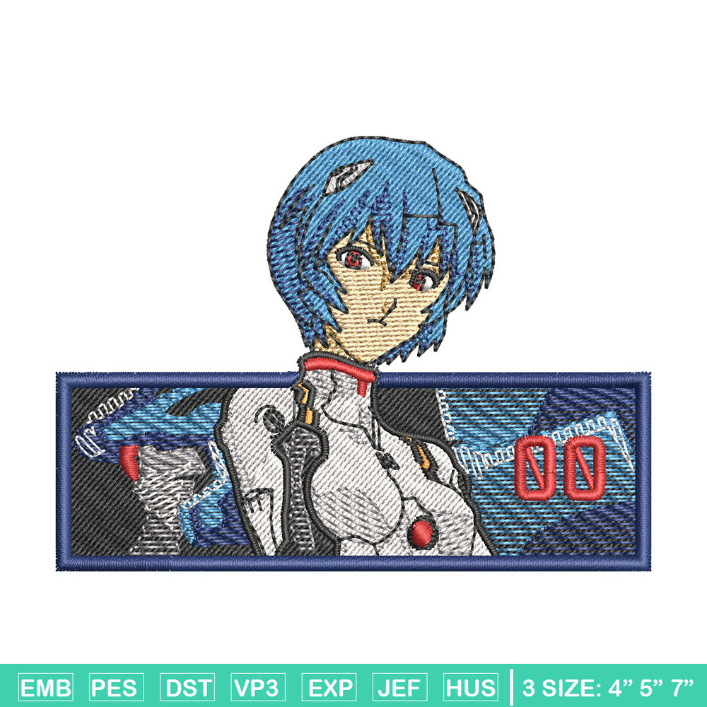Rei box embroidery design, Shin Seiki embroidery, Embroidery shirt, Embroidery file,Anime design,Digital download.jpg