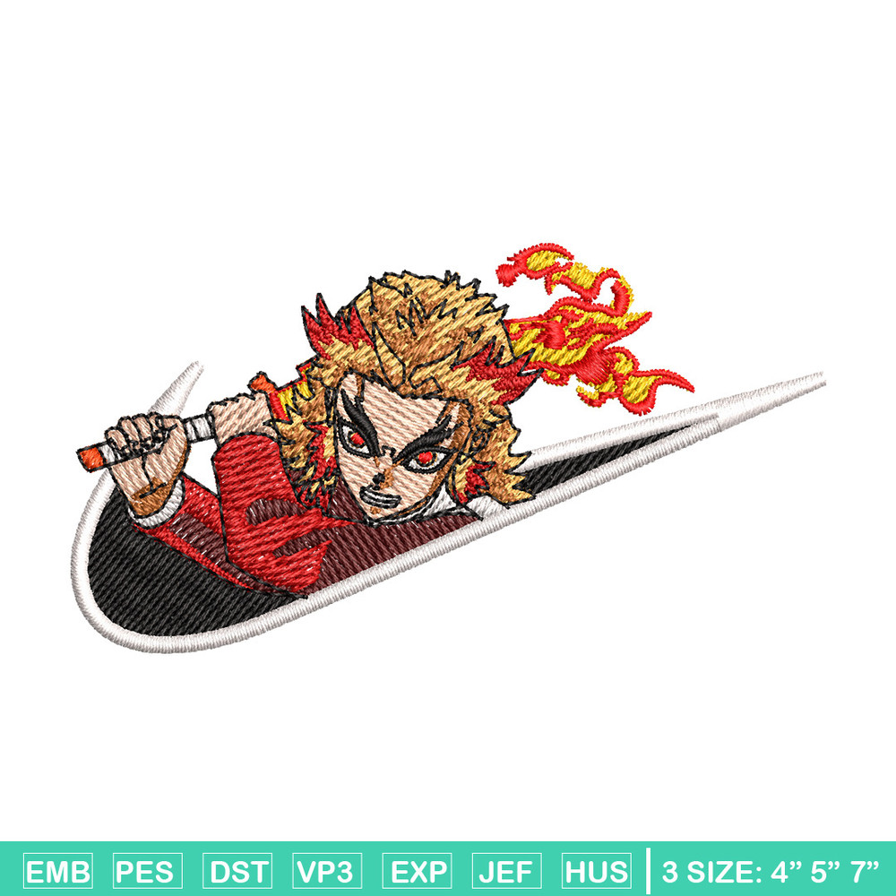Rengoku x nike embroidery design, Rengoku embroidery, Nike design, Embroidery shirt, Embroidery file, Digital download.jpg