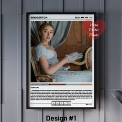 bridgerton poster, bridgerton 4 different posters, bridgerton print, bridgerton decor, bridgerton art, bridgerton gift,