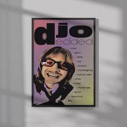 djo poster music poster wall art