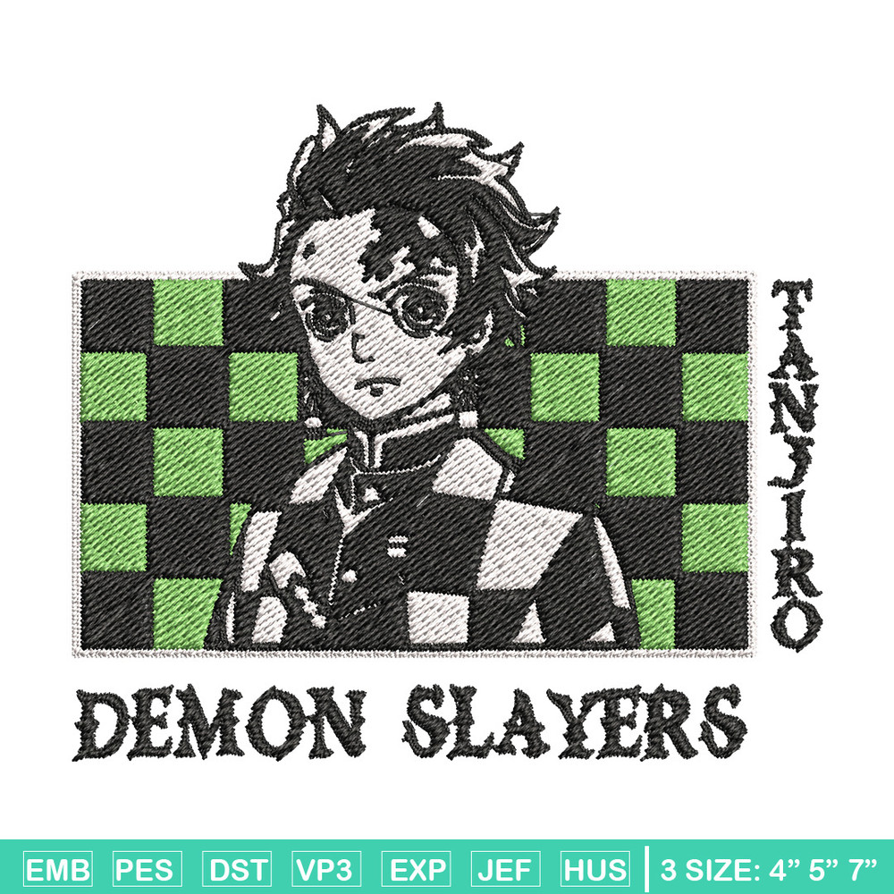 Tanjiro man embroidery design, Tanjiro embroidery, Embroidery shirt, Embroidery file, Anime design, Digital download.jpg