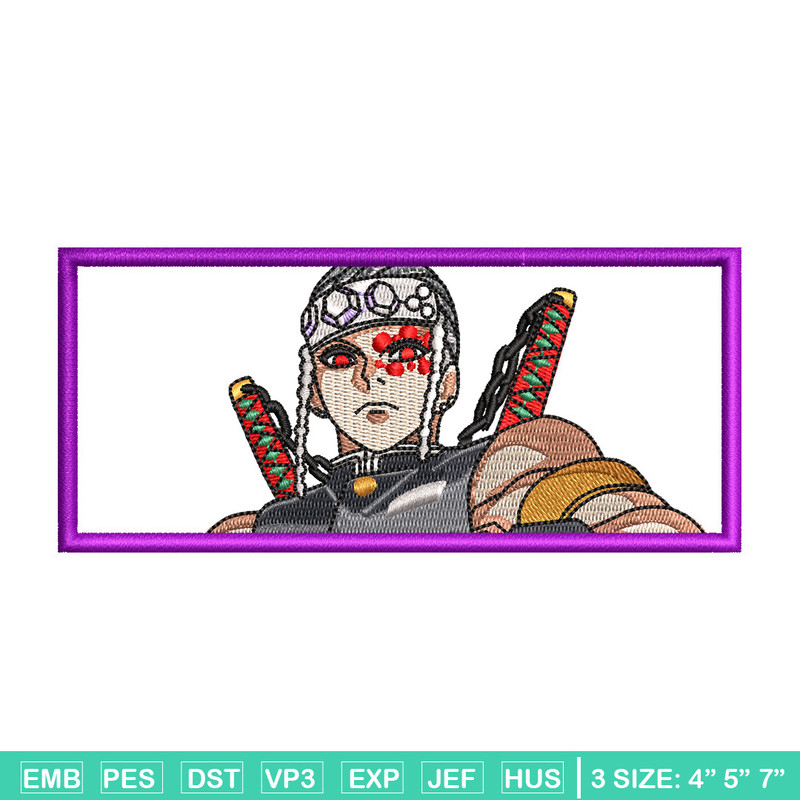 Tengen box embroidery design, Demon slayer embroidery, Anime design, Embroidery shirt, Embroidery file, Digital download.jpg