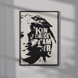 kendrick lamar poster music poster wall art wall decor
