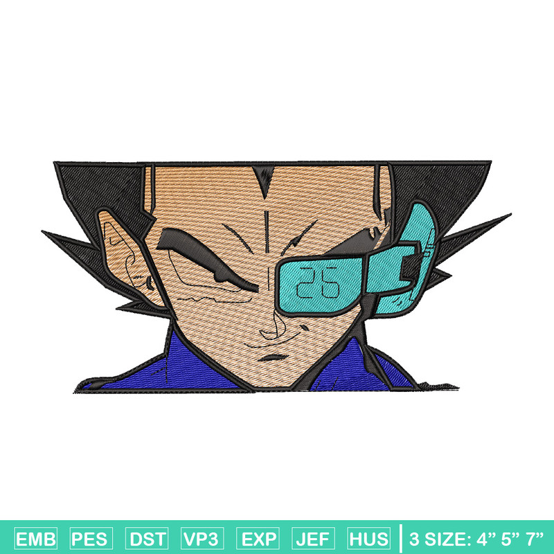 Vegeta eyes embroidery design, Dragonball embroidery, Anime design, Embroidery shirt, Embroidery file,Digital download.jpg