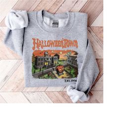 vintage halloween town est 1998 shirt sweatshirt, halloweentown sweatshirt, pumpkin halloweentown shirt, halloween party