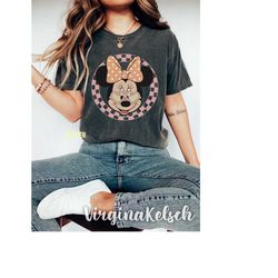 comfort colors retro minnie shirt, disneyworld comfort color shirt, magic kingdom, family vacation, disney family shirt,