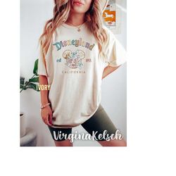 comfort colors vintage disneyland est 1955 shirt, mickey and friends shirt, disney aesthetic shirt, disney world shirt,