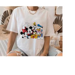 disney mickey and friends the gang funny disneyland family matching shirt, magic kingdom tee, wdw epcot theme park shirt