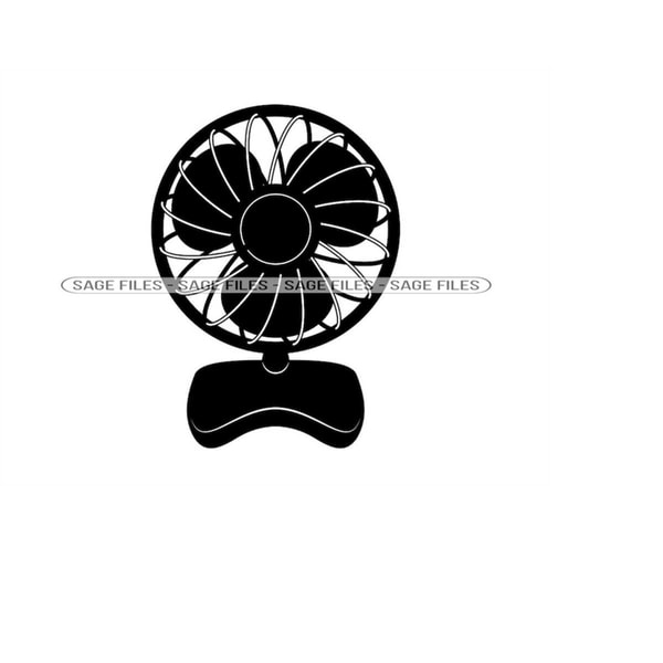 Table Fan SVG, Table Fan Clipart, Table Fan Files for Cricut - Inspire ...