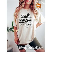 comfort colors mickey mouse shirt, vintage mickey mouse shirt, mickey sketch shirt, vintage disneyland shirt, 90s mickey