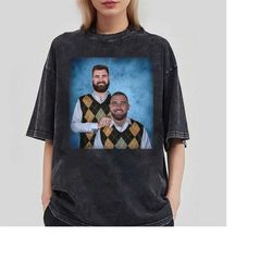 jason kelce & travis kelce bros shirt, jason kelce shirt, travis kelce shirt, philadelphia kansas city football, vintage