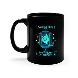 lumalee blue mug, cute luma star mug, the only hope mug