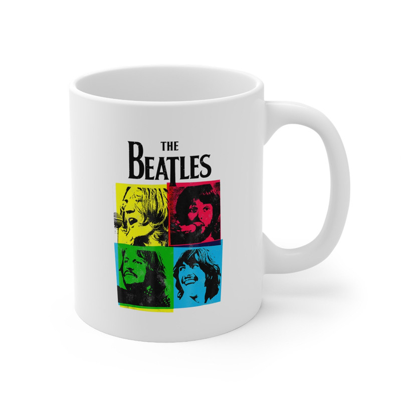 The Beatles Coffee Mug, The Beatles Cup, John Lennon, Funny Gift For Her Him, Personalised Coffee Mug, Funny Mug, Friends Mug, Family Mug - 2.jpg