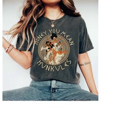 comfort colors disney hercules diva the muses honey you mean hunkules retro 90s shirt, unisex t-shirt family birthday gi