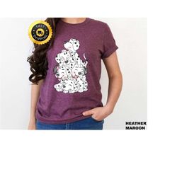 disney 101 dalmatian shirt, 101 dalmatian family shirt, 101 dalmatian birthday gift tee, dalmatian animal lover shirt, d
