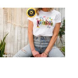 disney birthday boy shirt, disney family birthday tee, disney birthday tee, disney birthday squad tee, mickey and friend