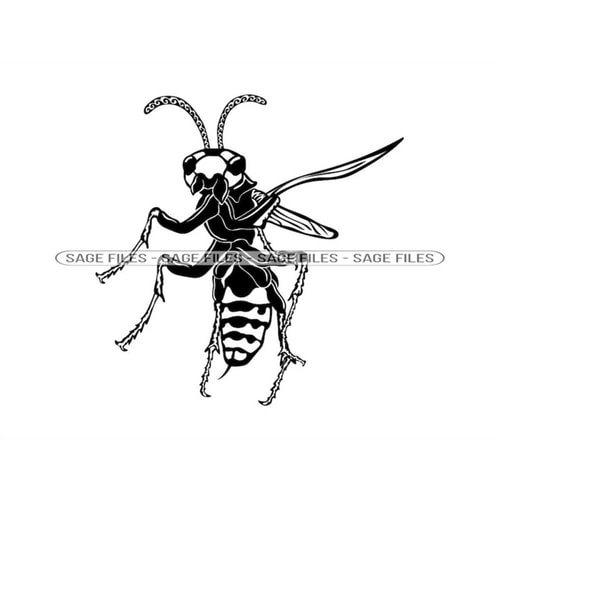 Wasp Files Wasp 2 SVG, Wasp SVG, Bee Svg, Wasp Clipart, Wasp Files for - Inspire ...