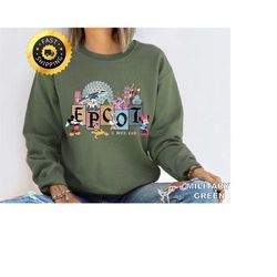 disney epcot world traveler since 1982 sweatshirt, disney mickey and friends family trip sweatshirt, disney aesthetic te