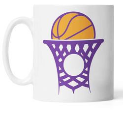 basket and ball mug, funny basketball gifts for men, him
