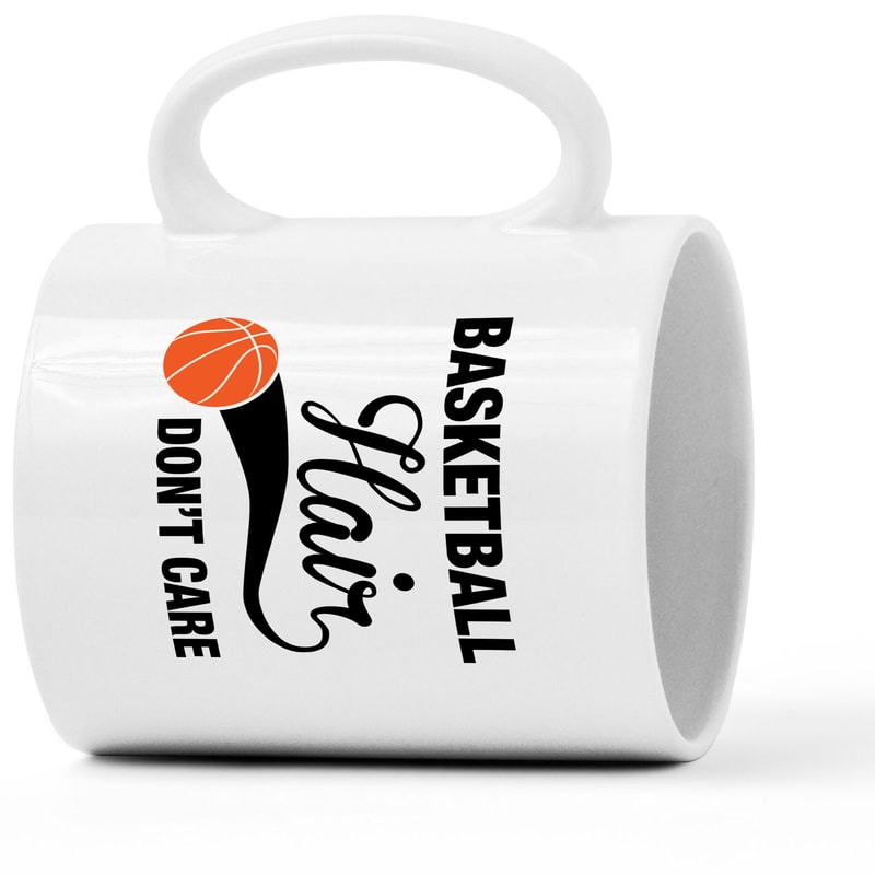 Basket Ball Hair Don't Care Mug 3, Funny Basketball Gifts for Men, Him, Husband, Boyfriend, Dad, Basketball Player Gifts, Playing Basketball - 3.jpg
