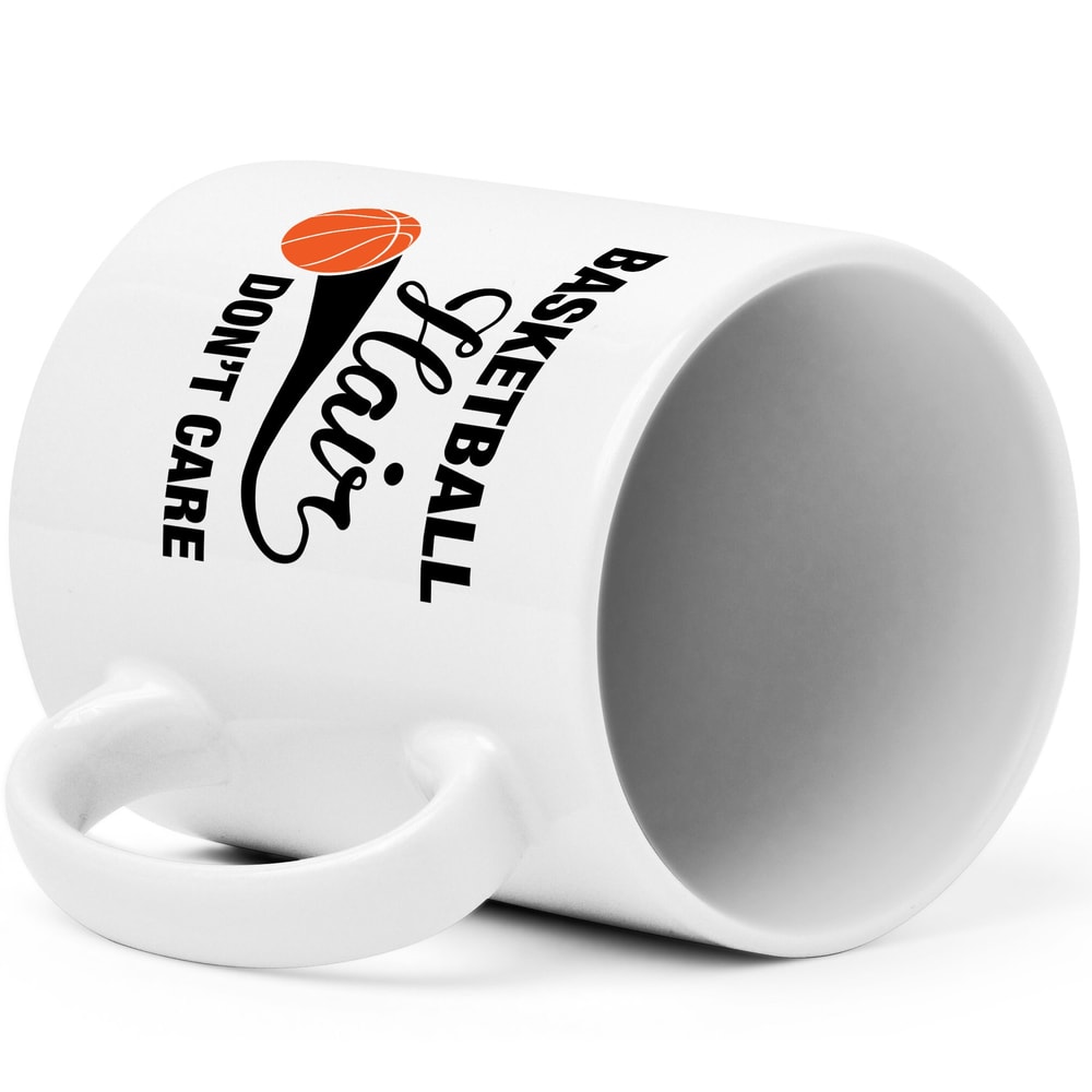 Basket Ball Hair Don't Care Mug 3, Funny Basketball Gifts for Men, Him, Husband, Boyfriend, Dad, Basketball Player Gifts, Playing Basketball - 4.jpg