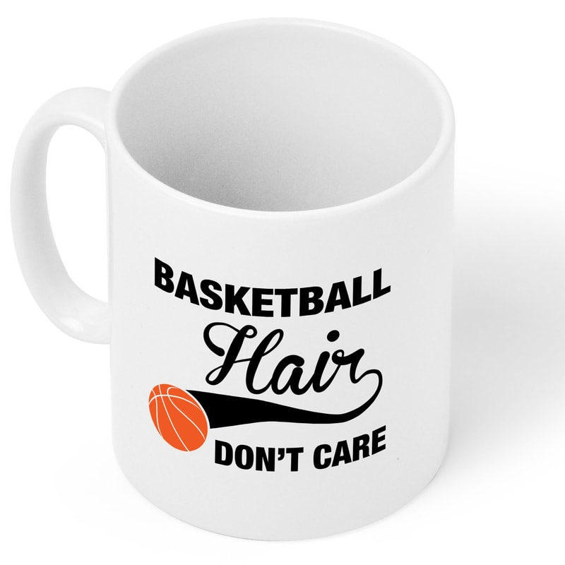 Basket Ball Hair Don't Care Mug 3, Funny Basketball Gifts for Men, Him, Husband, Boyfriend, Dad, Basketball Player Gifts, Playing Basketball - 5.jpg