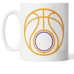 basket ball orange mug, funny basketball gifts for men, him