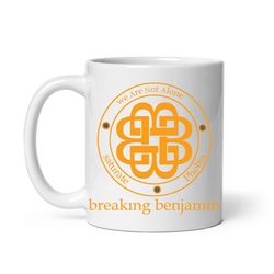 breaking benjamin mug, ceramic mug, coffee mug