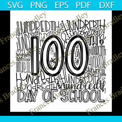 100 days of school svg, 100th days svg, hundredth svg, ruler svg, pencil svg, back to school svg, student svg, class svg
