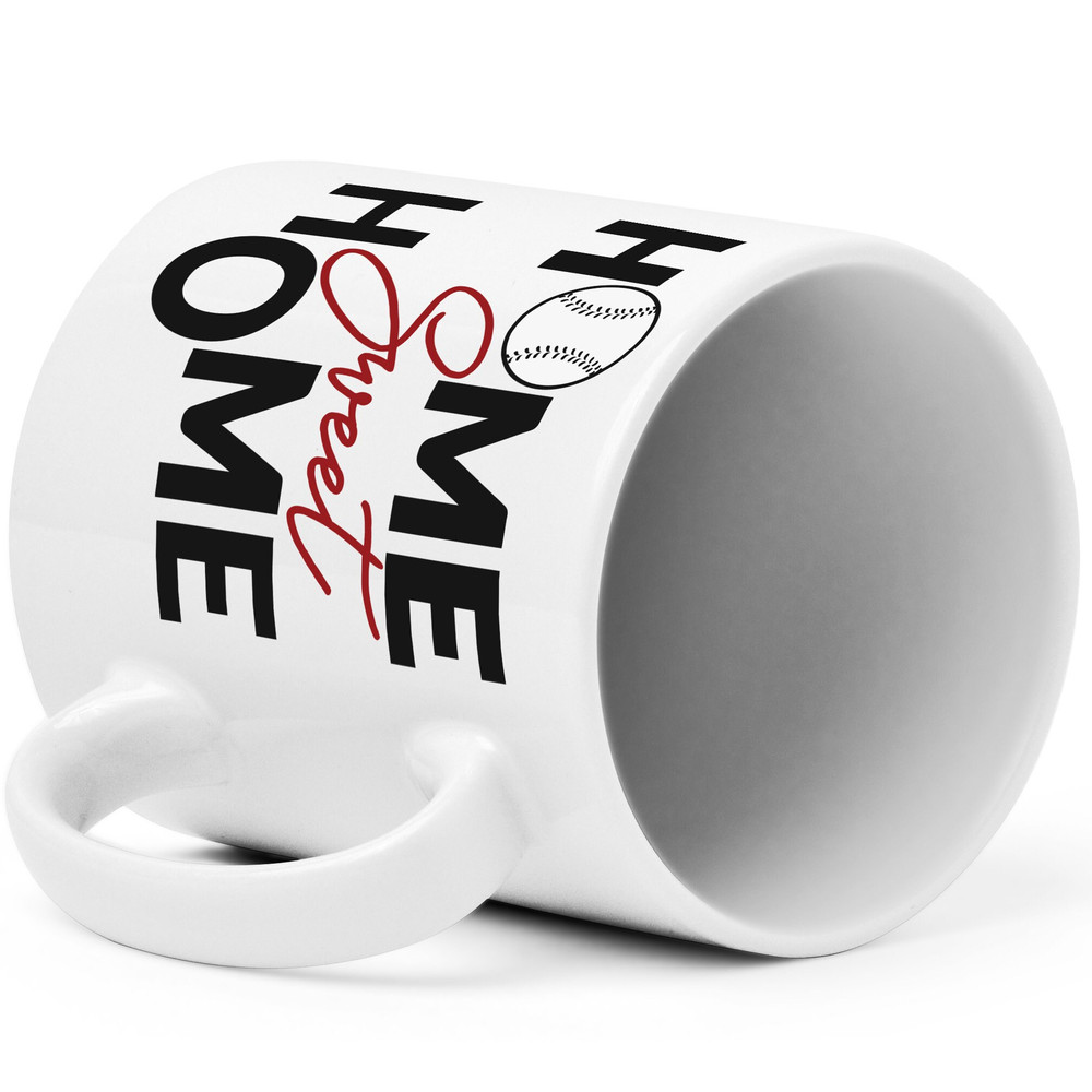 Home Sweet Home Mug, Baseball Mug, Baseball Gifts, Fun Coffee Cups, Baseball Fan, Gifts for Dad, Baseball Themed, Baseball Throw - 5.jpg