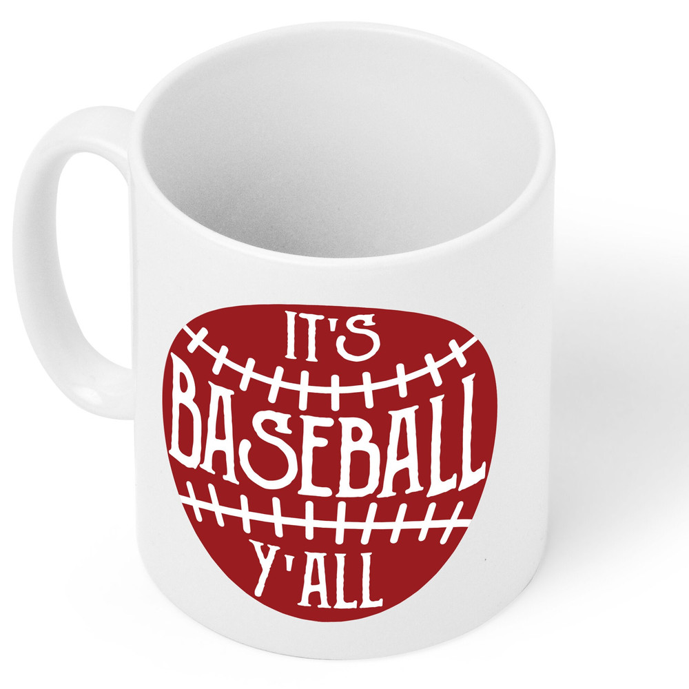 It's Baseball Y'all Mug,Baseball Mug, Baseball Gifts, Fun Coffee Cups, Baseball Fan, Gifts for Dad, Baseball Themed, Baseball Throw - 3.jpg