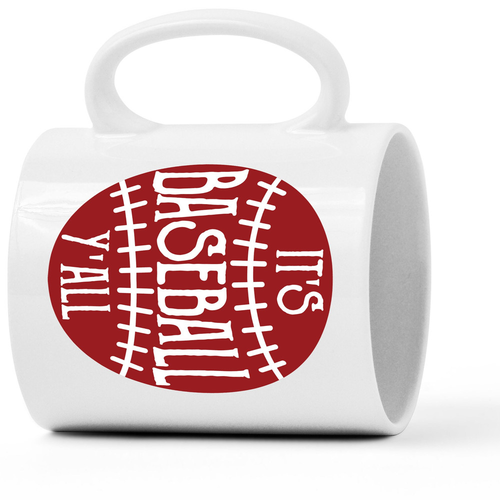 It's Baseball Y'all Mug,Baseball Mug, Baseball Gifts, Fun Coffee Cups, Baseball Fan, Gifts for Dad, Baseball Themed, Baseball Throw - 4.jpg