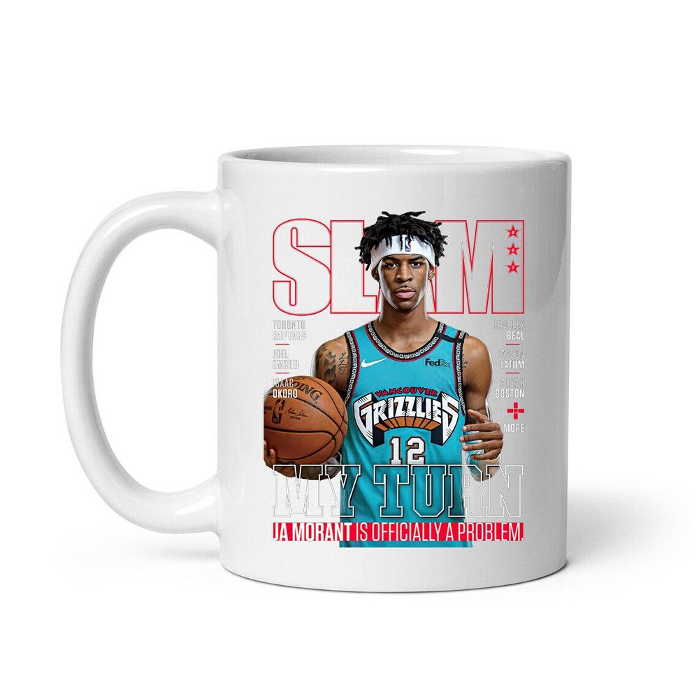Ja Morant Mug, Memphis Grizzlies Basketball Team Mug, Basketball Mug, Funny Basketball Gifts for Men, Him, Husband, Boyfriend, Dad - 1.jpg