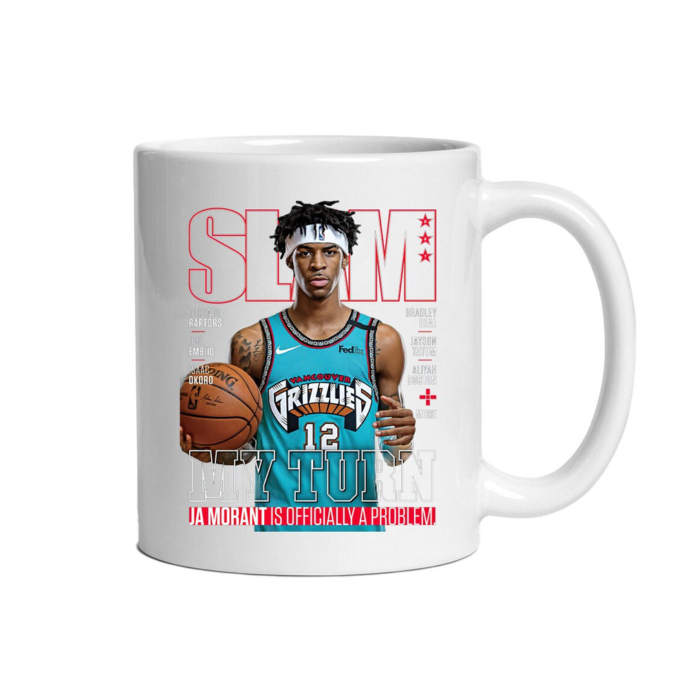 Ja Morant Mug, Memphis Grizzlies Basketball Team Mug, Basketball Mug, Funny Basketball Gifts for Men, Him, Husband, Boyfriend, Dad - 2.jpg