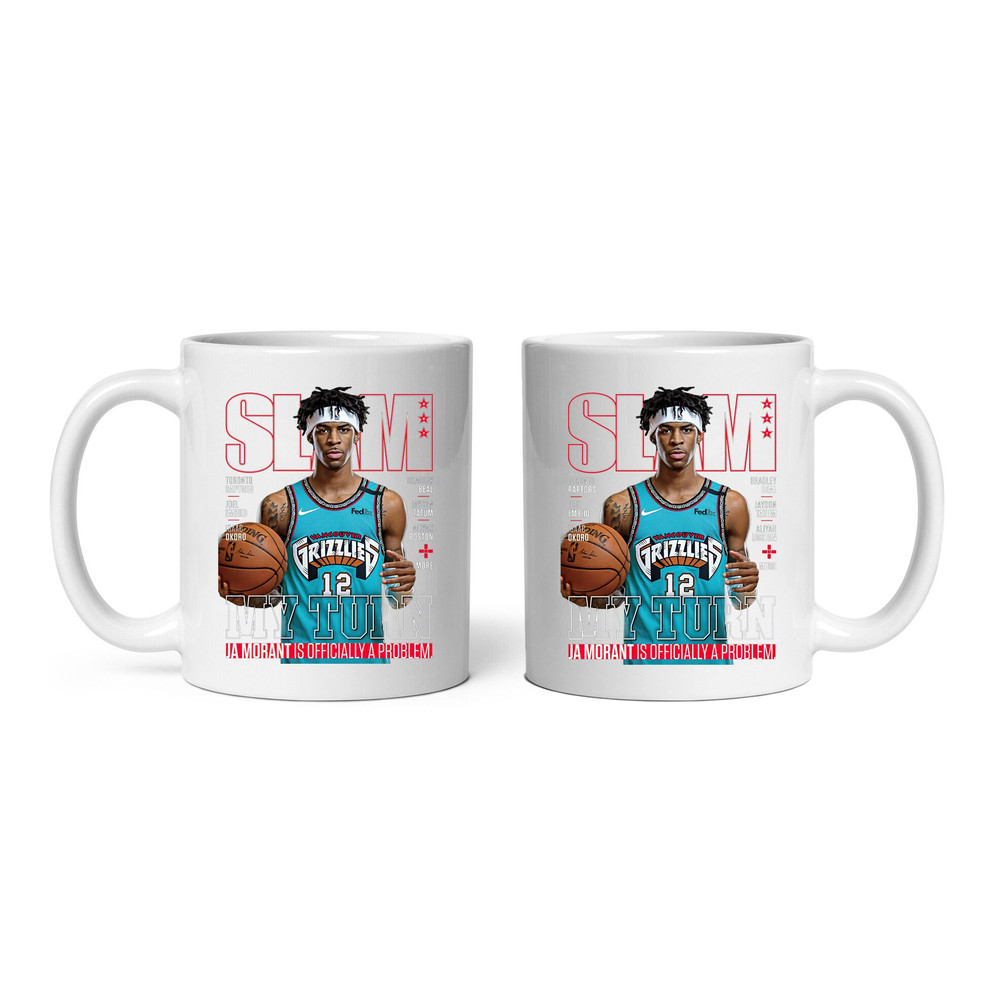 Ja Morant Mug, Memphis Grizzlies Basketball Team Mug, Basketball Mug, Funny Basketball Gifts for Men, Him, Husband, Boyfriend, Dad - 3.jpg