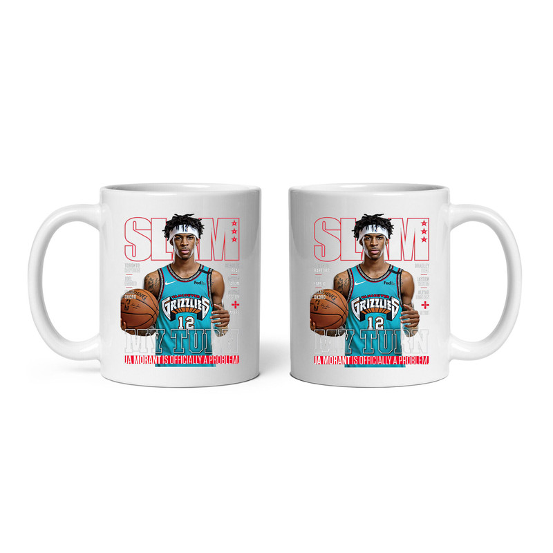 Ja Morant Mug, Memphis Grizzlies Basketball Team Mug, Basketball Mug, Funny Basketball Gifts for Men, Him, Husband, Boyfriend, Dad - 3.jpg